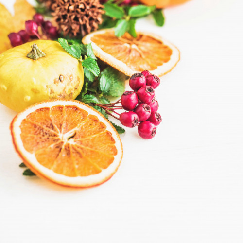 Appelsin, sitrus og bærfrukt